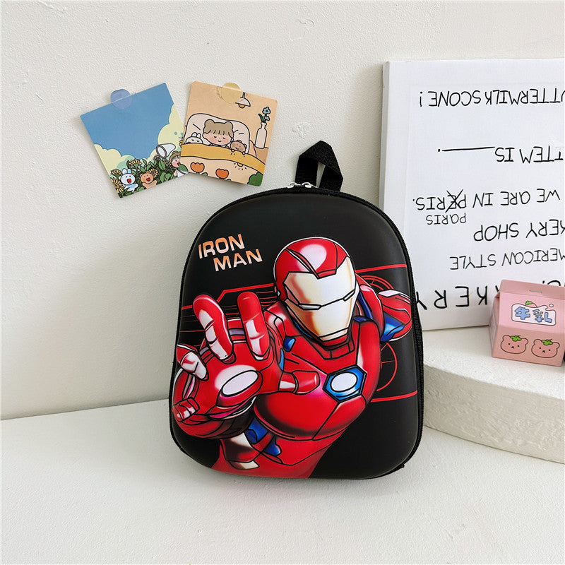 Children's Hardshell Clow Portable Burden Alleviation Cartoon Kindergarten School Bags