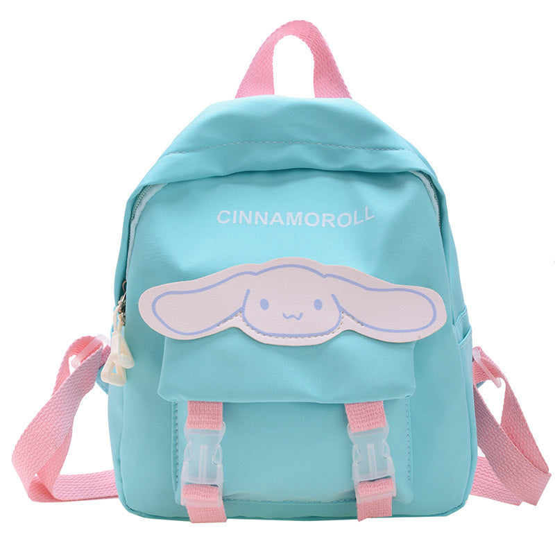 Children's Clow Cartoon Lightweight Cute Nylon Letters Children's Backpacks