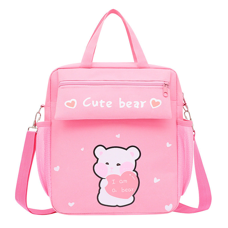 Children's Korean Style Tuition Cute Portable Document Large Capacity Elementary School Students' Schoolbags