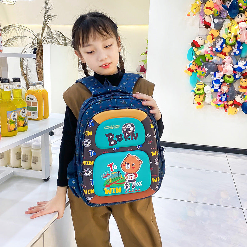 Sacs d'école de maternelle de licorne mignonne de garçons d'ours de bande dessinée pour enfants