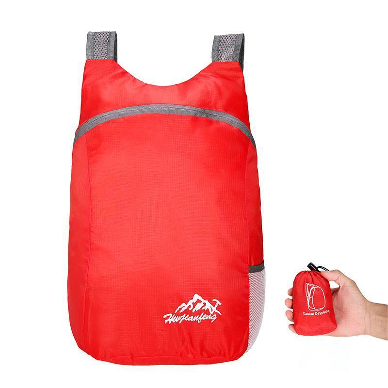 Women's & Men's & Folding Storage Skin Waterproof Printed Sports Backpacks