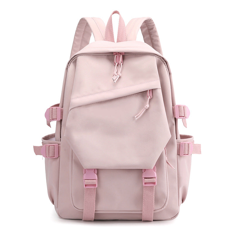 Female Retro Iti Contrast Color Fresh Backpacks