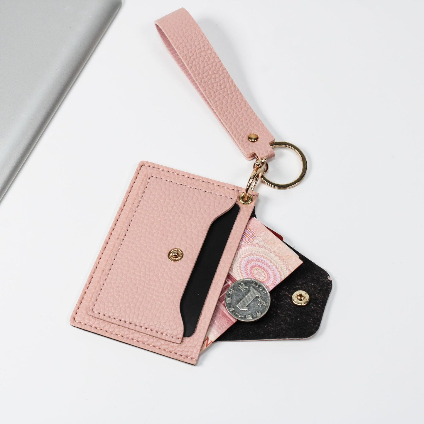 Creative Hand Hanging Clamp Lychee Pattern Fashion Coin Purses