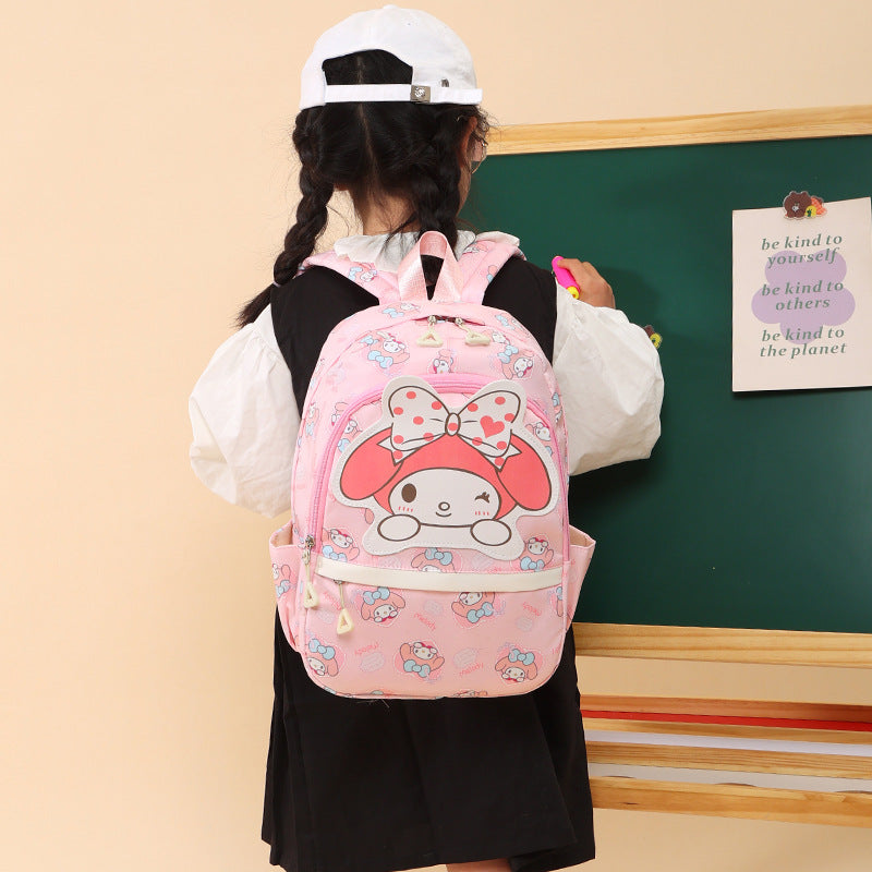 Cartoon Primary Grade Junior High Female Printed College Kindergarten School Bags