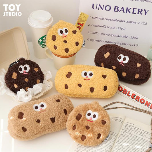 Cookies Cartoon Funny Creative Couple Earphone Coin Purses