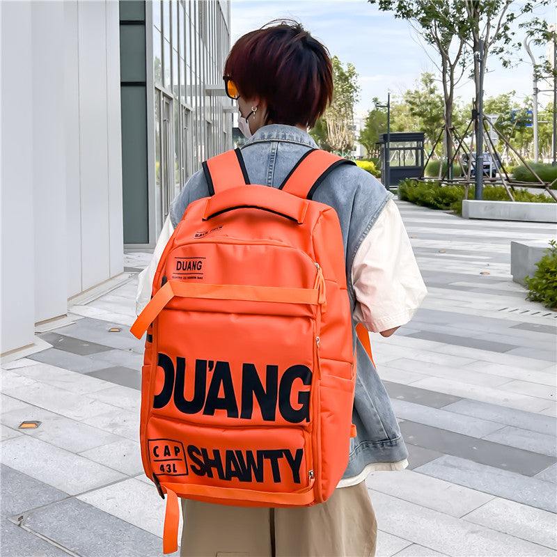 Women's Tooling Style Fashion Boys Camp Equipment Middle School Students' Schoolbags