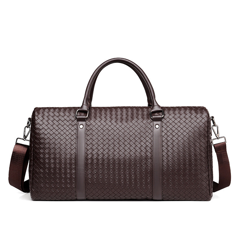 Men's Thick Woven Portable Large Capacity Business Travel Bags