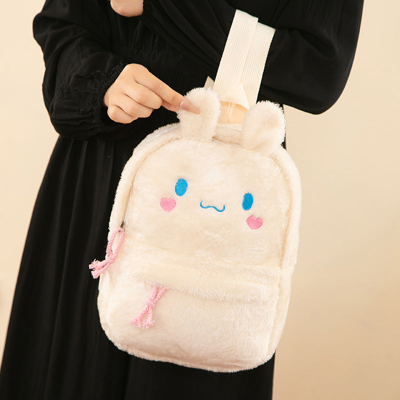 Cartoon Clow Plush Female Heart Cute Storage Small Bags