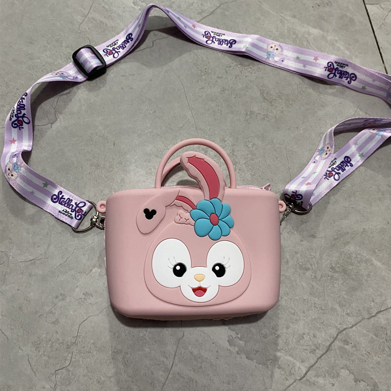 Children's Beautiful Silicone Small Cute Cartoon Children's Shoulder Bags