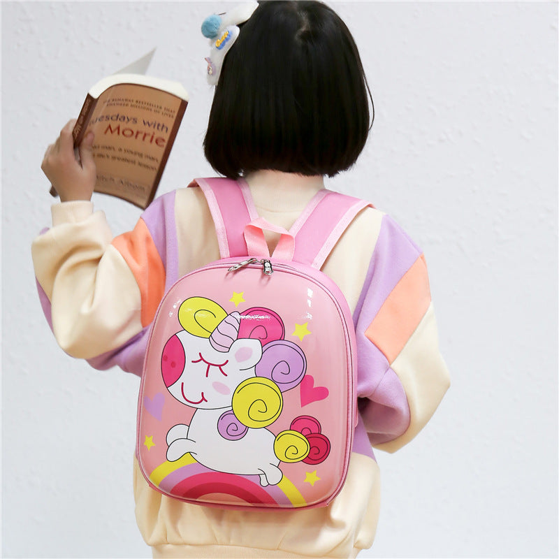 Children's Beautiful Cartoon Animation Boys Eggshell Kindergarten School Bags