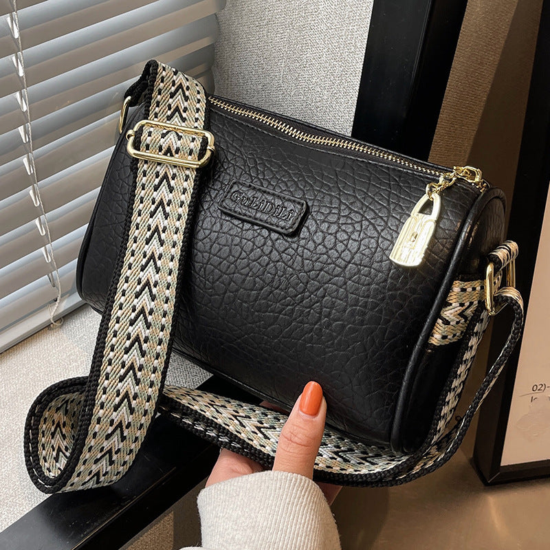 Women's Popular Small Fashion Wide Strap Pillow Crossbody Bags