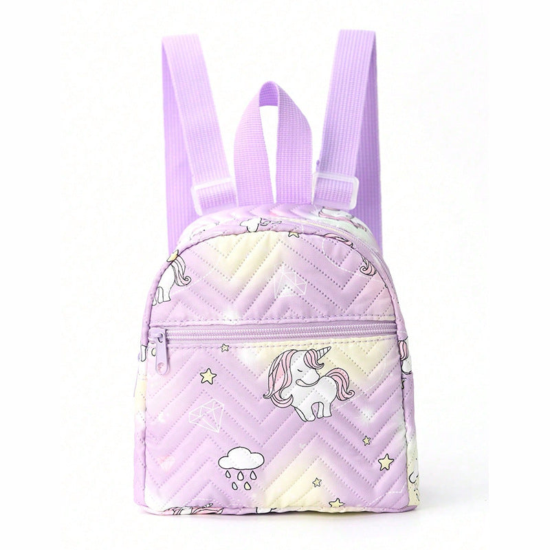 Children's Campus Style Simple Candy Color Backpacks