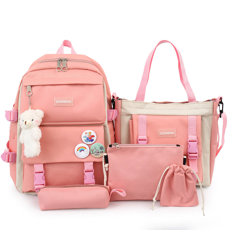 Lightweight Primary Simple Cute Three To Five Six Elementary School Students' Schoolbags