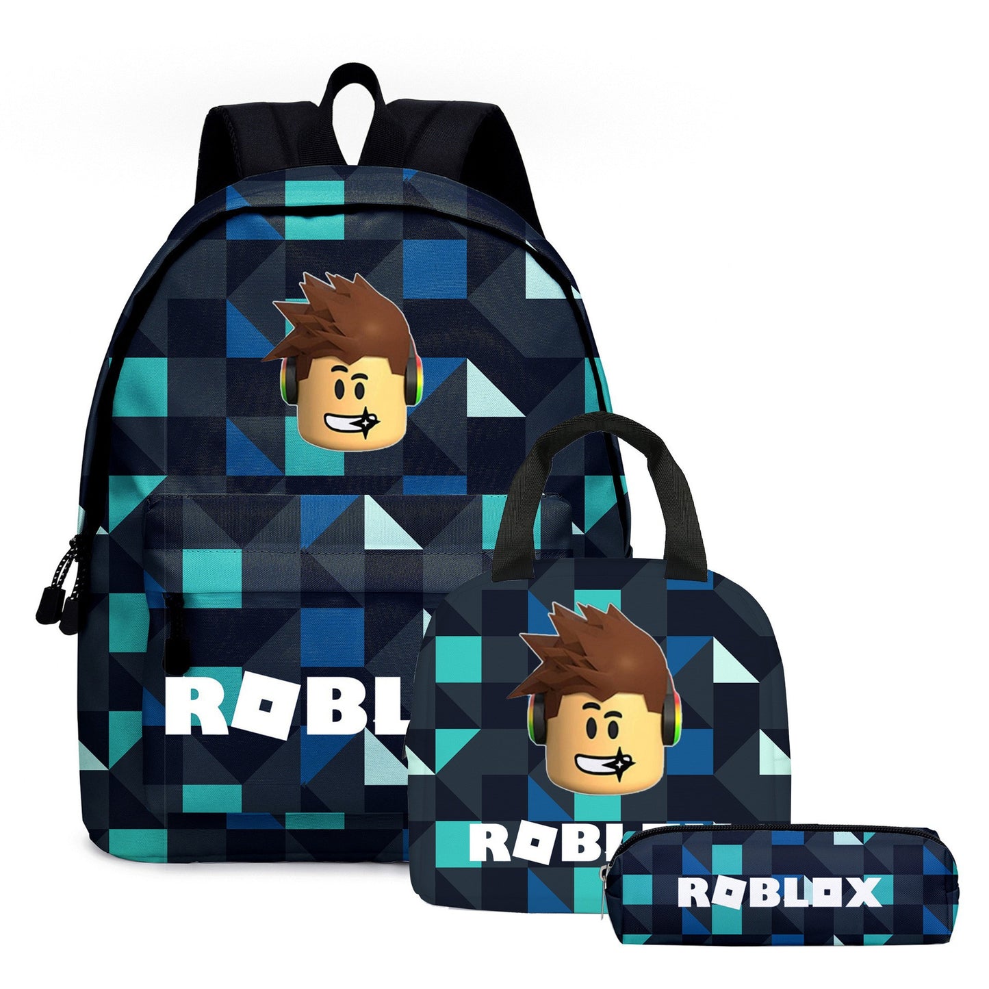 New Rob Two-piece Primary Anime Shoulders Elementary School Students' Schoolbags