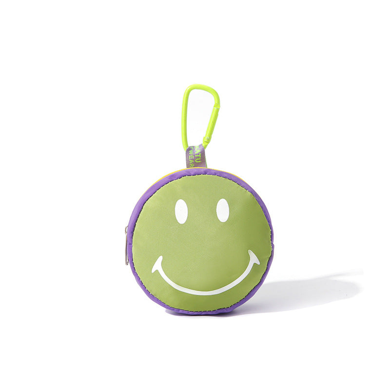 Women's & Men's & Cartoon Candy Color Smiling Face Coin Purses