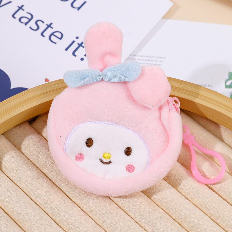 Cartoon Plush Big Ears Dog Gift Coin Purses