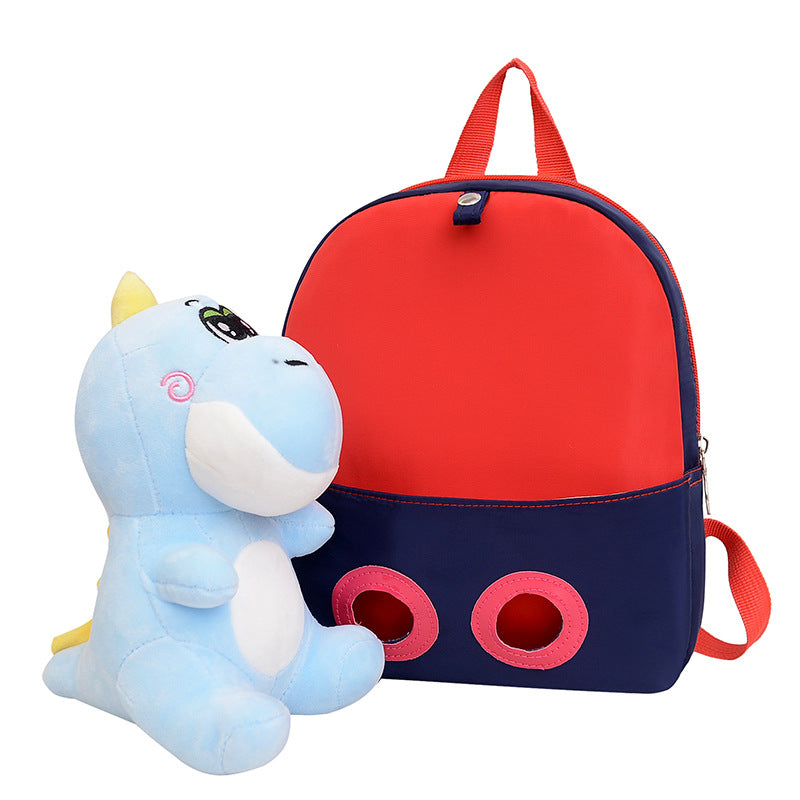 Children's Childlike Cute Doll Cartoon Plush Kindergarten School Bags