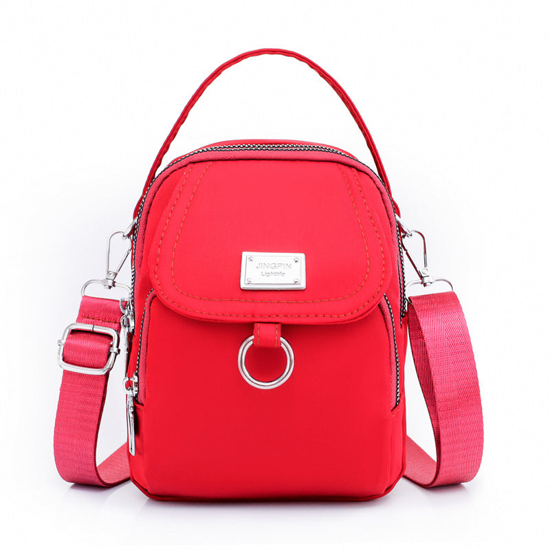 Color Simple Fashion Trendy Temperament Lady Crossbody Bags