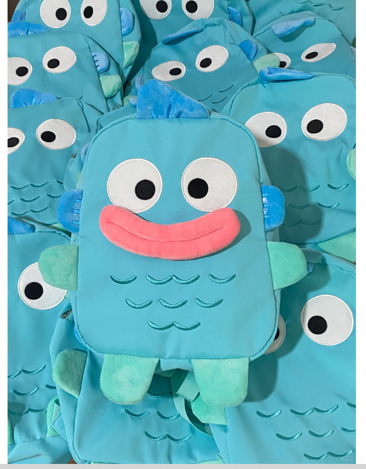 Eating Cute Mermaid Funny Big Mouth Strange Backpacks