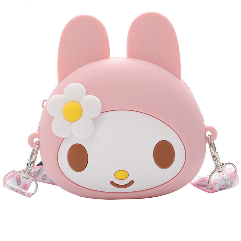 Charming Beautiful Trendy Silicone Cute Cartoon Children's Coin Purse