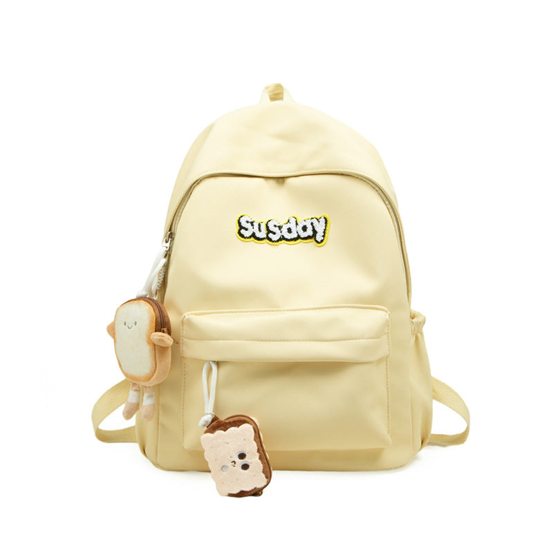 Primary Simple Versatile Large Capacity High Middle School Students' Schoolbags