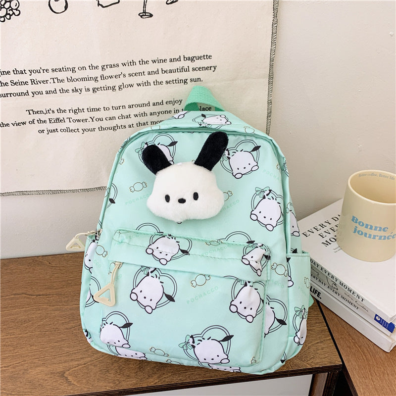 Children's Boys Cute Cartoon Large Class Portable Kindergarten School Bags