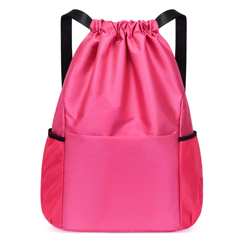 Women's Basketball Fashion Trend Lightweight Drawstring Pocket Backpacks