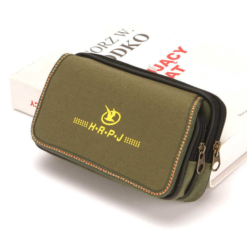 Canvas Mobile Construction Site Wear Pouch Phone Bags