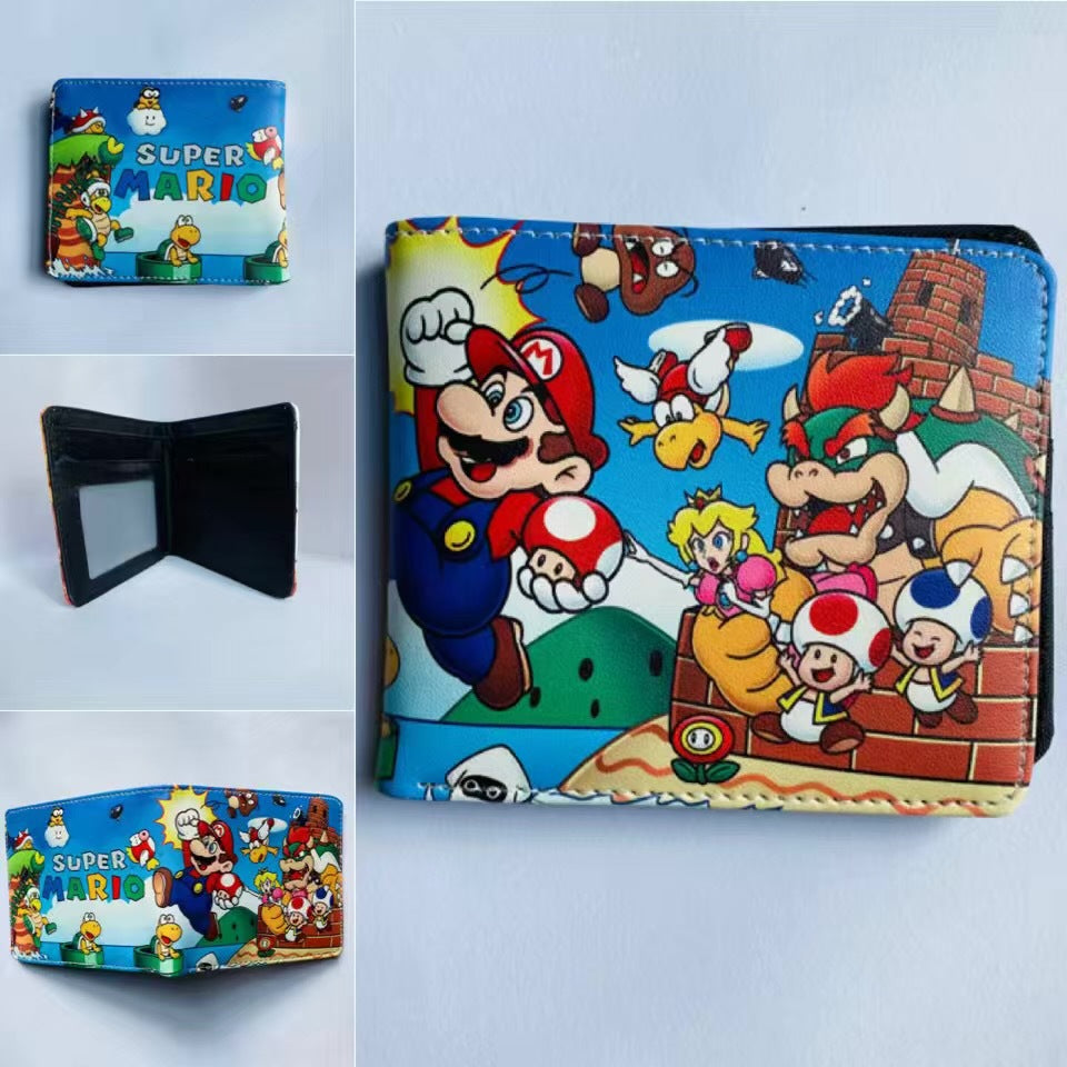 Super Mary Game Anime Peripheral Mario Coin Purses