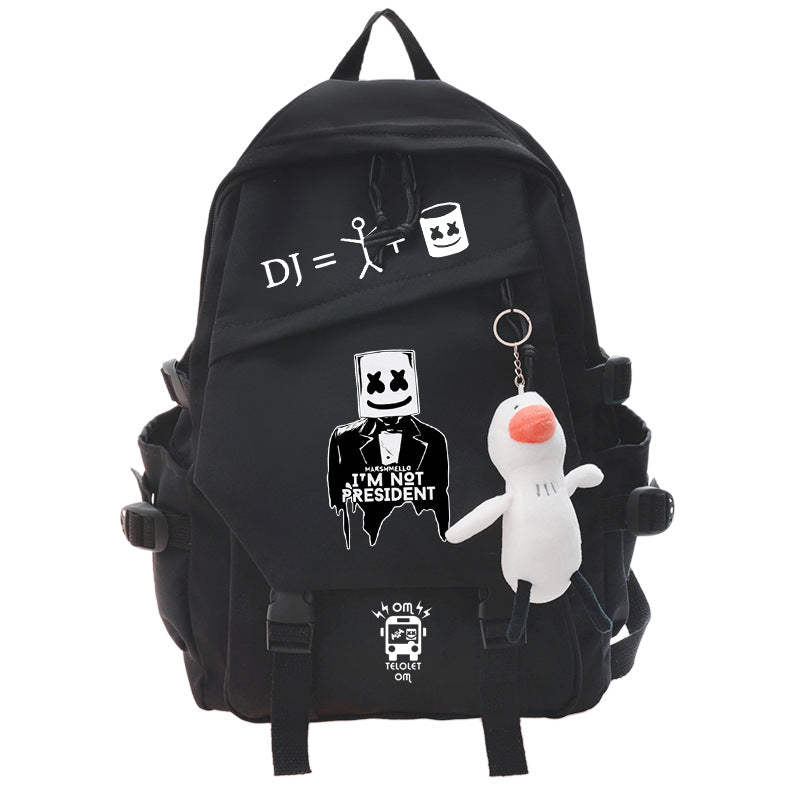 Men's Alan Walker Cotton Candy Large Capacity Backpacks