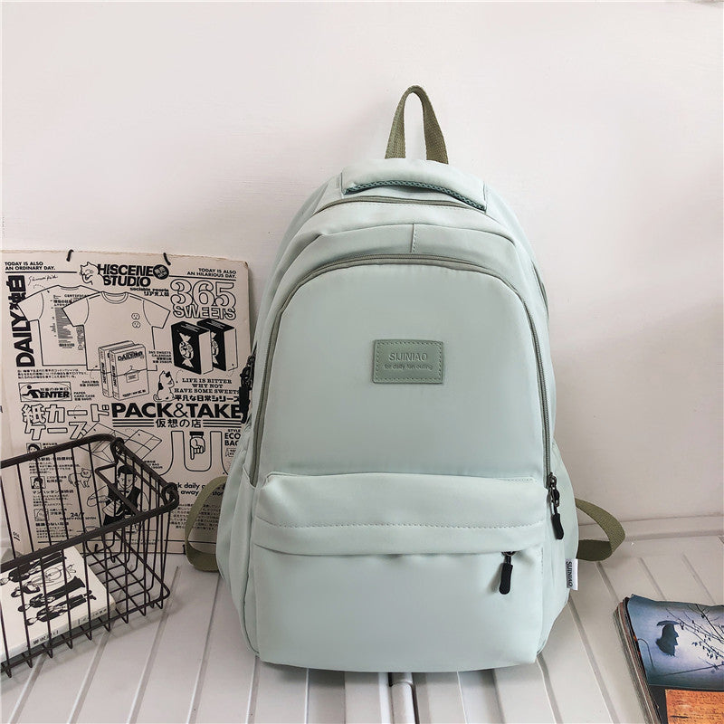 Female Junior High Large Capacity College Backpacks