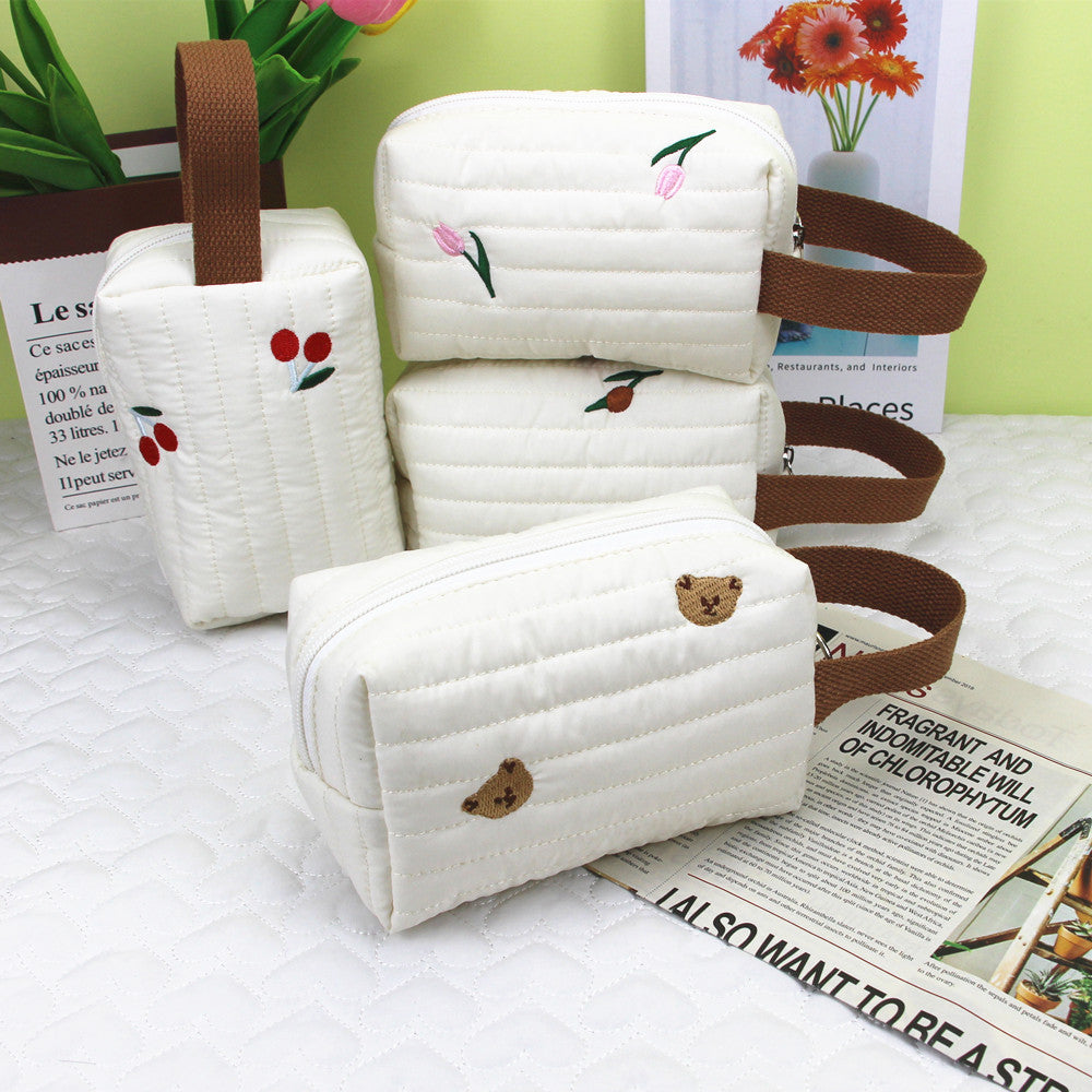 Korean Style Cute Star Moon Bear Heart Cosmetic Bags