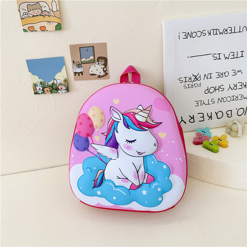 Children's Cartoon Boys Cute Egg Shell Small Children's Backpacks