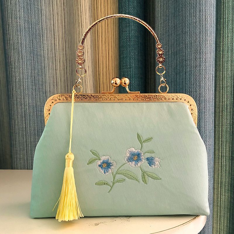 Antique Embroidery Fresh With Cheongsam Vintage Handbags