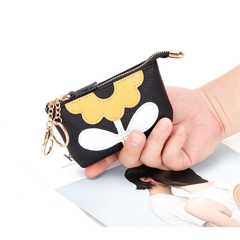 Creative First Layer Cowhide Genuine Leather Mini Coin Purses