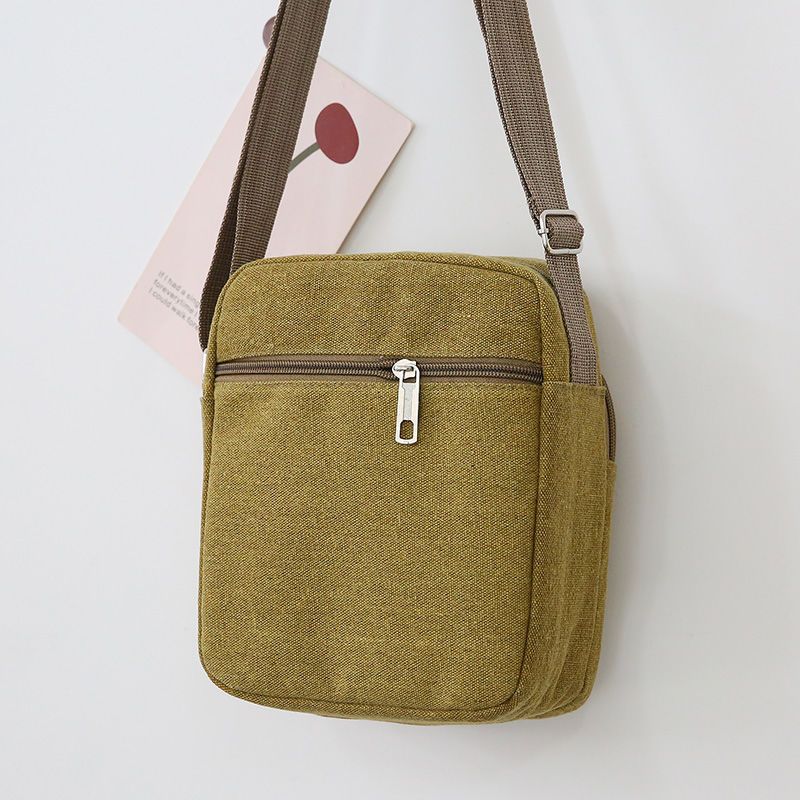 Men's Thickened Canvas Business Unisex Ticket Collection Men's Messenger Bags