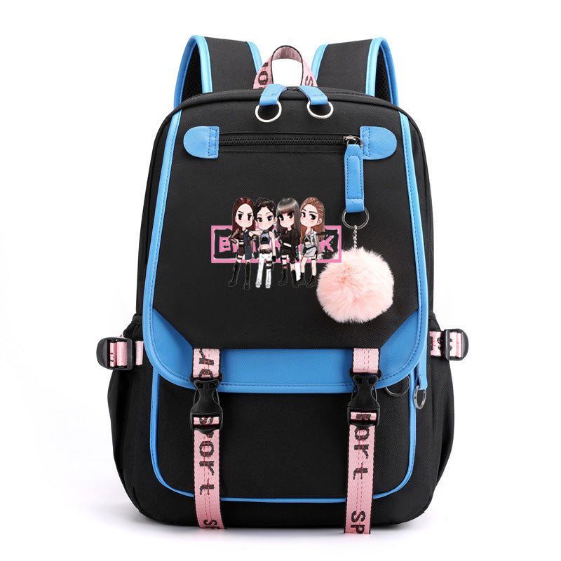 Park Kim Starry Sky Korean Style Backpacks