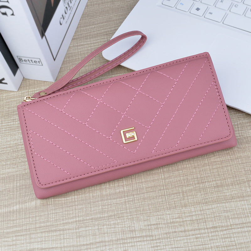 Women's Long Zipper Fashionable Simple Large Capacity Ladies Wallets