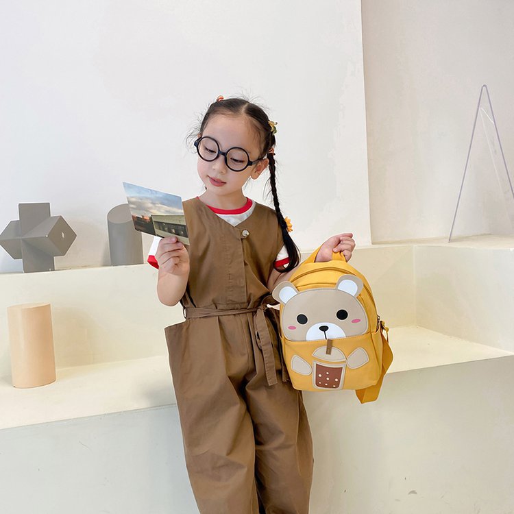 Sacs d'école de maternelle de mode d'ours mignon de garçon de bande dessinée pour enfants