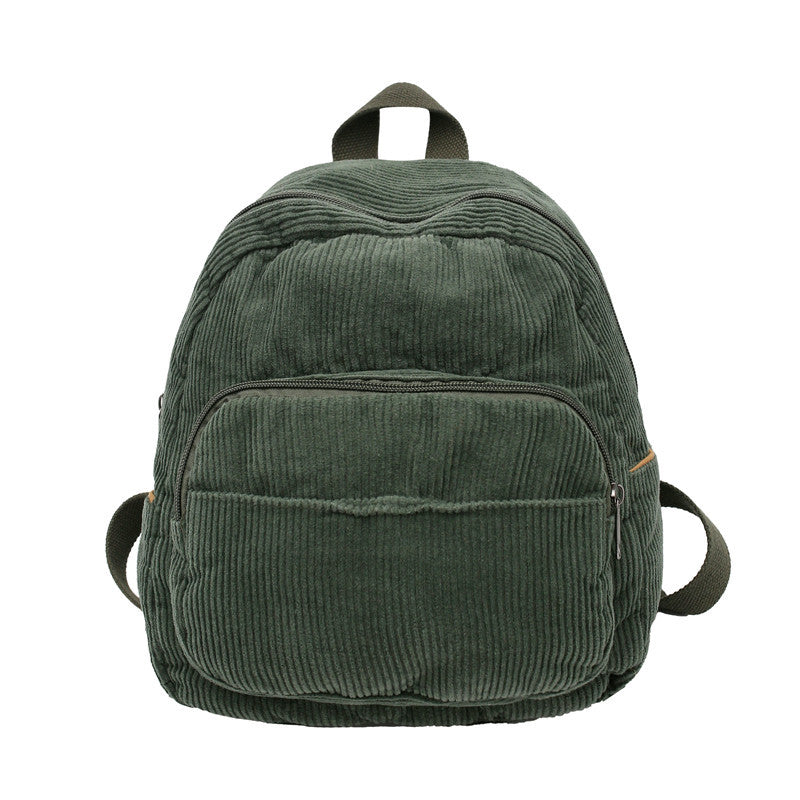 Corduroy Soft Fabric Quality Excellent Customer Backpacks