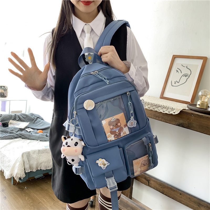 Female Korean High College Junior Cute Backpacks