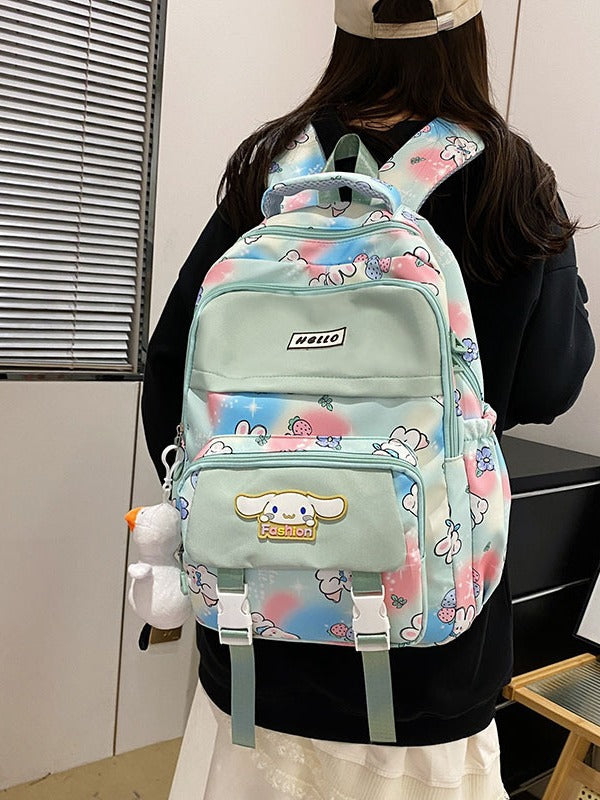 Cartoon Pattern Korean Style Large Capacity Middle School Students' Schoolbags