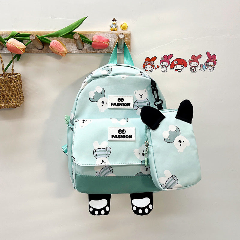 Children's Cartoon Printed Cute Going Out Play Portable Children's Backpacks