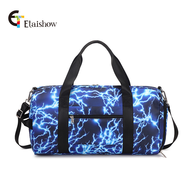 Women's Capacity Waterproof Iti Printing Swimming Sport Travel Bags