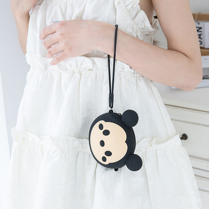 Small Cute Mini Zipper Wrist Cartoon Coin Purses