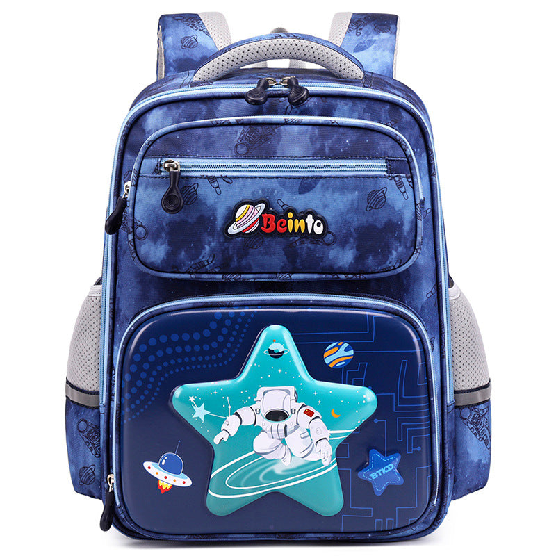 Children's Primary Boys Grade Large Capacity Burden Backpacks