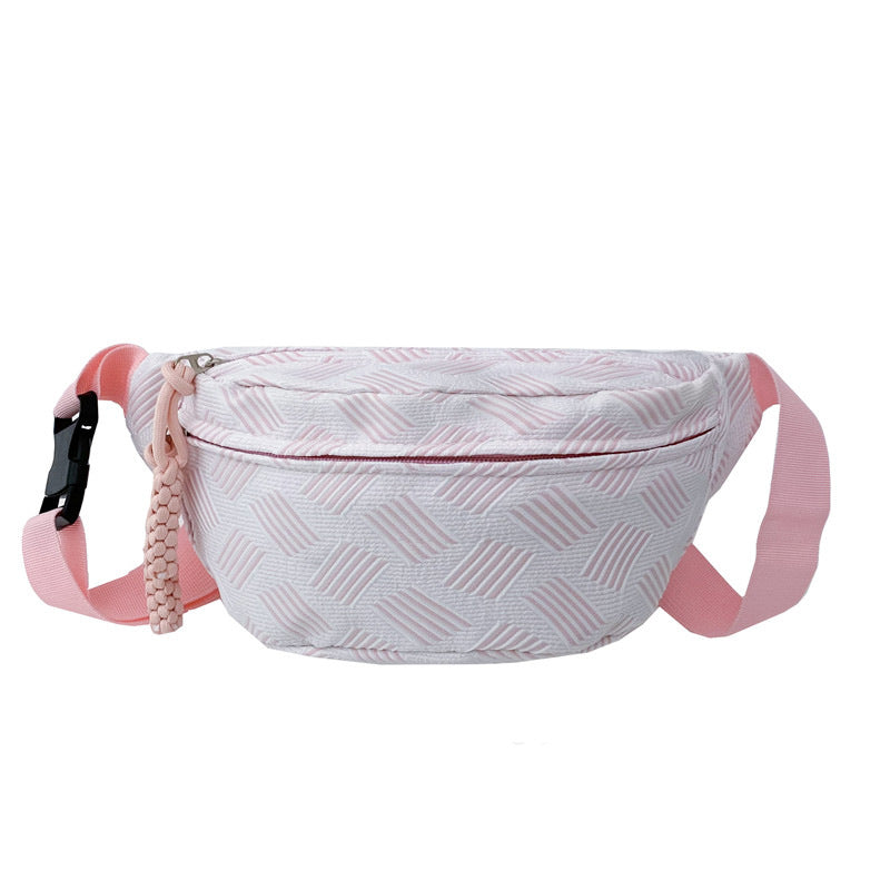 Style Large Capacity Female College Simple Waist Packs