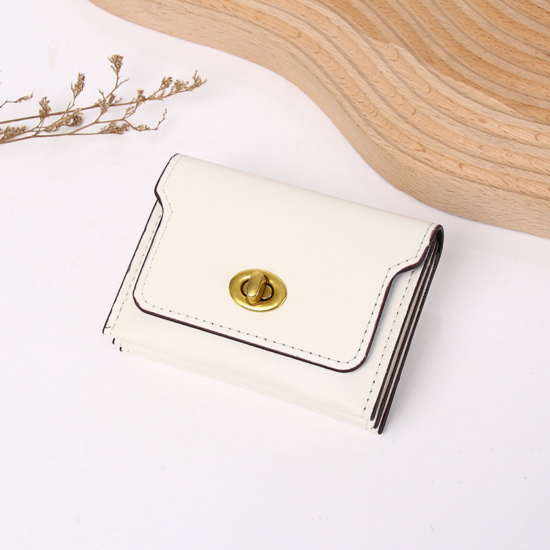 Women's Off Short Style Minority Simple Ladies Wallets