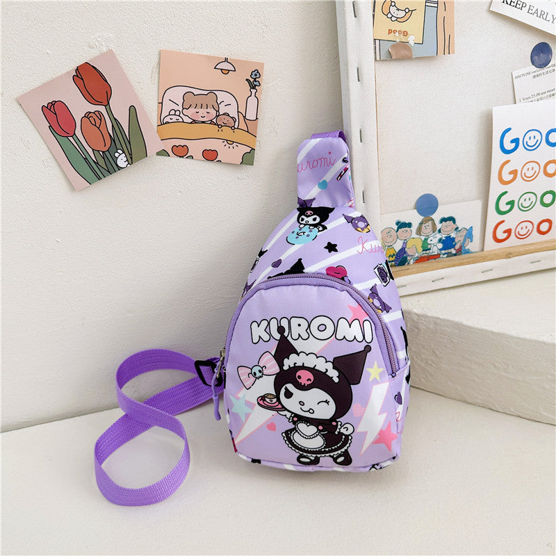 Children's Cartoon Printed Oxford Cloth One Boys Children's Waist Packs