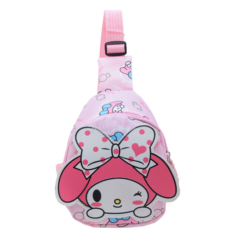 Children's Autumn Cartoon Pattern One Oxford Cloth Children's Waist Packs